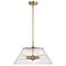 Nuvo Dover 3-Light Large Pendant Vintage Brass with Clear Glass 60/7416 - alternate 6